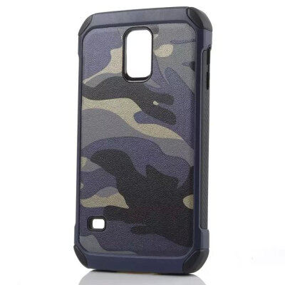 

MITI Samsung Galaxy S5 Case Luxury Army Camouflage Camo Hybrid Cover TPU + PC Phone Cases for Galaxy S5 I9600 Capa 3 Colors