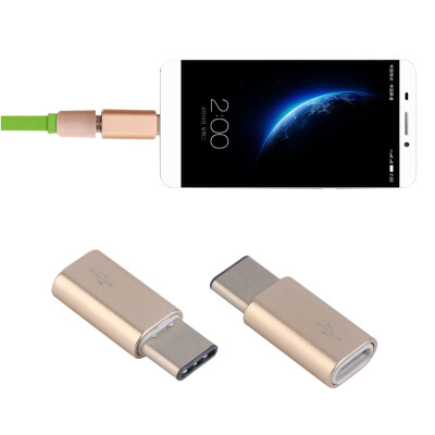 

Aluminium Type-C Male Connector to Micro USB Female Cable Converter Adapter