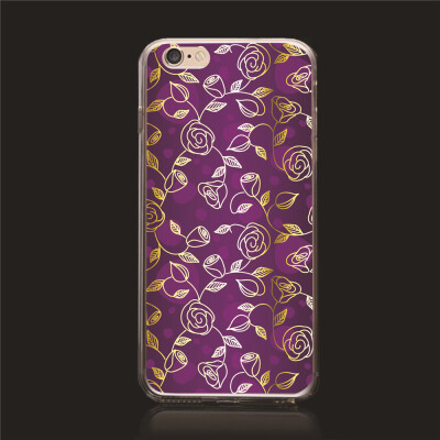 

Painted Flowers Matte Case for iPhone 5 5s 6 6Plus