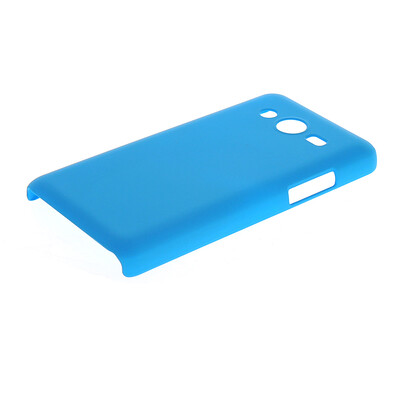 

MOONCASE Hard Rubberized Rubber Coating Devise Back ЧЕХОЛ ДЛЯ Samsung Galaxy Core II 2 G355H Light blue
