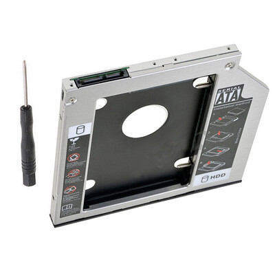 

127mm 25" SATA Aluminum 2nd Hard Disk Drive SSD HDD Caddy Adapter bay for SAMSUNG R780 R730 R728 R720 R718 R710 R700