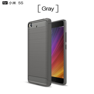 

For Xiaomi 5S Carbon Fiber Phone Cases Soft TPU Anti-Knock Cover For Xiaomi 5S case