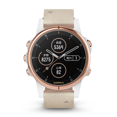 

Garmin Fenix5S Rose Gold Sapphire Mirror Fly Time 5S Plus Heart Rate Music NFC Pay Golf GPS Fitness Function Sports Navigation Watch