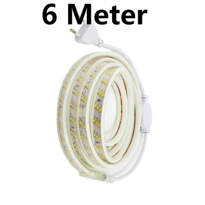 

Waterproof 220V Led Strip 2835 180LedsM With EU Power Adapter Flexible LED Tape Ribbon outdoor 1M 2M 5M 10M 15M 20M