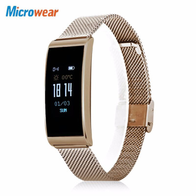 

Microwear X3 Couple Health Sport Bracelet Heart Rate Blood Pressure Fitness Tracker Smart Band for Men Women