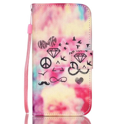 

MITI PU Leather Case For Samsung Galaxy S5 Mini G800 Book Style Phone Back Cover Flip Stand Design With Card Slot