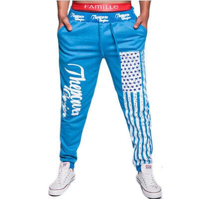 

Zogaa Autumn And Winter New Men's Active Pants Printing Casual
