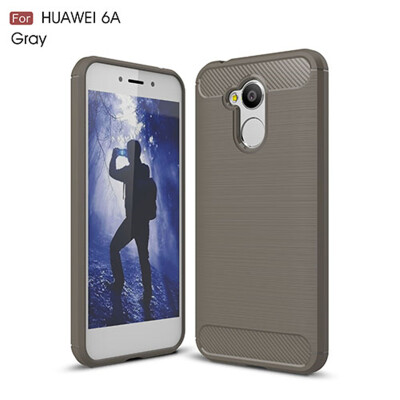 

Goowiiz Phone Case For Huawei Honor 6A5C Pro Fashion Slim Carbon Fiber TPU Soft Silicone Prevent falling