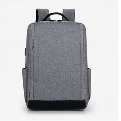 

Men Double Shoulder Bag Female Middle School Students Leisure Travel Backpack Business Computer Bag USB Smart Charging