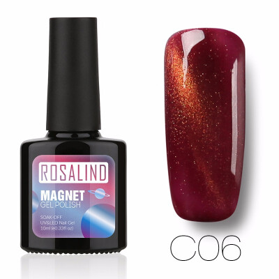 

ROSALIND Gel 1S 7ML Color Diamond Series Glitter Nail Gel Polish UV LED Soak-Off Nail Art Base Top Coat Needed gel lacquer