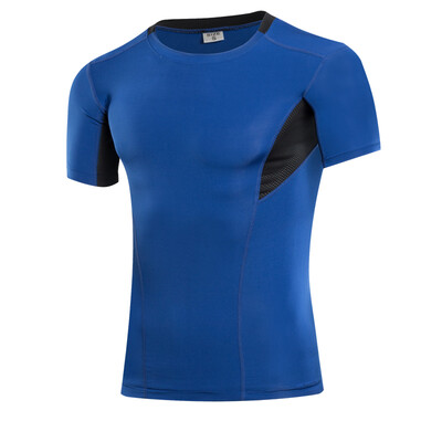 

Mens Sportswear Compression Fitness Tights Running Shirt Gym ManS T-Shirt