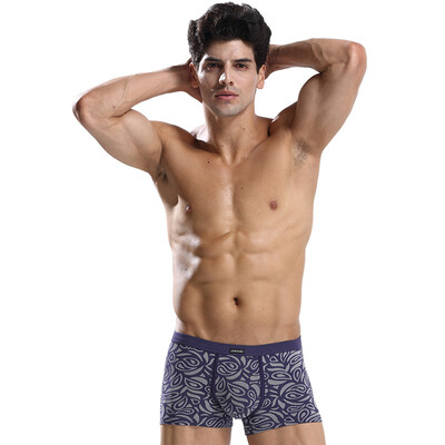 

Men&39s underwear fashion hit color printing men&39s flat underwear 2 color 77708XXXL