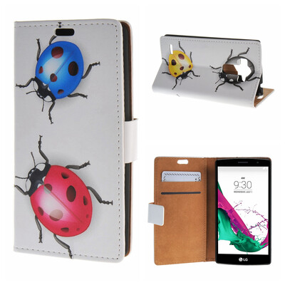 

MOONCASE LG G4 Beat G4S ЧЕХОЛ ДЛЯ Flip Wallet Card Slot Stand Leather Folio Pouch /a14