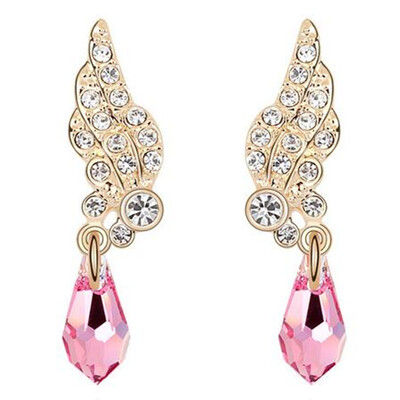 

High Quality Drop Earrings Made with Crystal from Austrian Elements Women Pendientes for Wedding Party Jewelry 6805