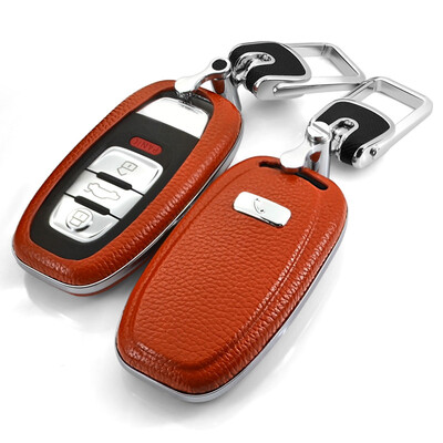 

SAIBON Audi key plug-in car leather key case protective case smart
