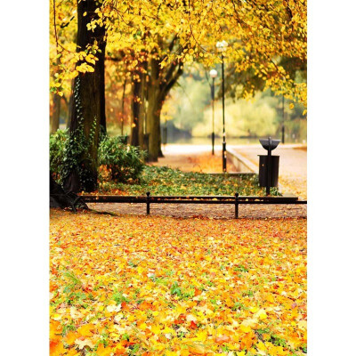 

Golden Autumn Photo Backdrop 57FT Vinyl Fabric Cloth Digital Printing Photo Background s-631