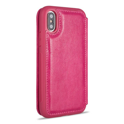 

iPhoneX 6 color fashion simple&fall-resistant business leather phone case iPhone78 plus