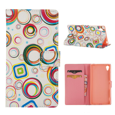 

MOONCASE ЧЕХОЛ ДЛЯ Sony Xperia Z4 Flip PU Leather Fold Wallet Card Slot Kickstand Back [Pattern series] /a13