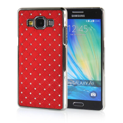 

MOONCASE Hard Chrome Plated Star Bling Back Case Cover for Samsung Galaxy A5 Red