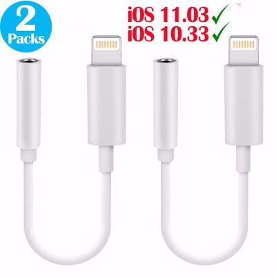 

Lightning to 35mm Headphone Jack Adapter Lightning Connector to AUX Female Audio Jack Earphone Extender Jack Stereo for iPhone