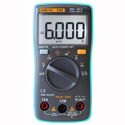 

Romacci RICHMETERS RM102 True RMS Universal Digital Multimeter Multi Meter Test Lead Probe Wire Pen Cable