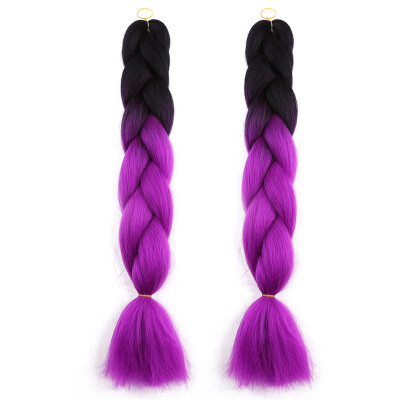 

2T 3T Jumbo Braids Hairstyles Hair For Russian Women Colors Synthetic Braiding Hair