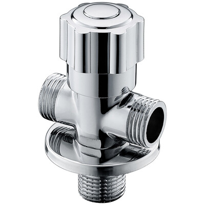 

Gubid full copper angle valve into the two out of 4 points three-way angle valve toilet water heater accessories G06002