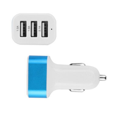 

Universal Car Charger Adapter 3 USB Port 1.0A 1.0A 2.1A For Cellphone