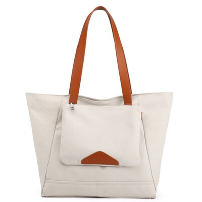 

Brand Large Pocket Casual Tote Female Travel Handbag Shoulder Crossbody Handbags Canvas Capacity Bags Women 2 Set Leisure bag