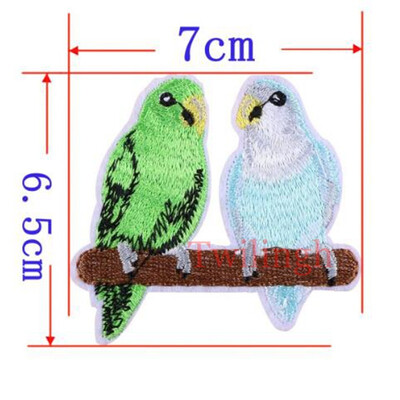 

1Pcs New Cartoon Patches Iron On Embroidered Patch Flower Applique Sewing Fabric Repair Clothes Patches Stickers DIY Accessories