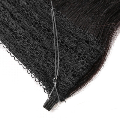 

BHF Hair Virgin Indian Human Hair Halo Hair Extensions With Wire Flip In Hair