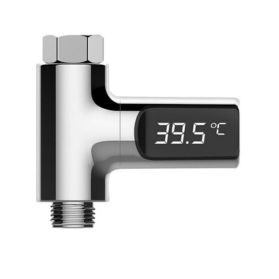 

LW - 101 LED Digital Shower Thermometer Battery Free Real Time Water Temperature Monitor Water temperature thermometer