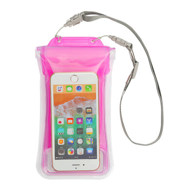 

Must be beautiful BUBM outdoor swimming mobile phone waterproof bag swimming underwater camera mobile phone diving set drifting touch screen airbag waterproof bag FSD-A built-in airbag rose red