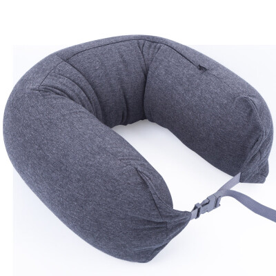 

【Jingdong Supermarket】 Free Car Headrest Neck Pillow Car U-Pillow Home Travel Headrest Light Gray