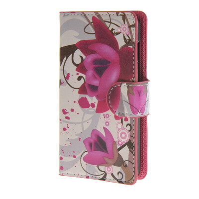 

MOONCASE Flower style Leather Wallet Flip Card Slot Stand Pouch чехол для Microsoft Lumia 430 A03