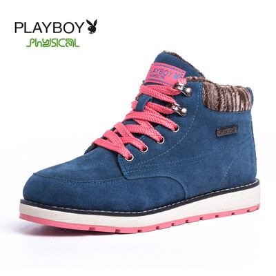 

PLAYBOY brand,New style,Leisure sports,England,Warm female boots,Women's shoes