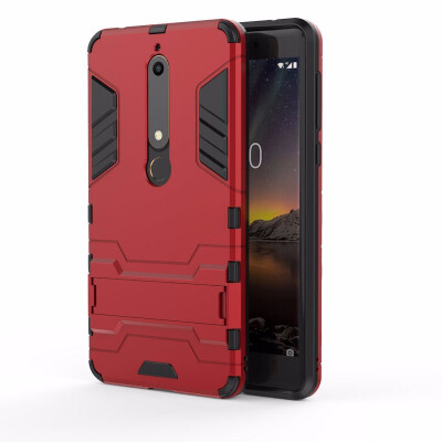 

for Nokia 6 2018 2nd Gen TA-1054 for Nokia 61 WIERSS Shockproof Hard Case for Nokia 6 2017 Combo Armor Case Cover Fundas