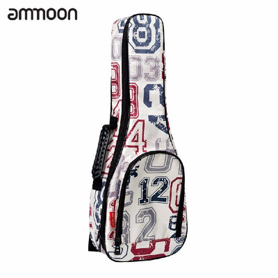 

ammoon 23" Concert Ukelele Ukulele Uke Bag Backpack Case 10mm Cotton Padding Durable Colorful with Adjustable Shoulder Strap Carry