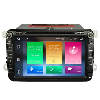 

free shipping Android 80 Octa-core 2din 8" Car DVD Player For VW Skoda Fabia Rapid Octavia Praktic Super b Wifi GPS Radio DSP