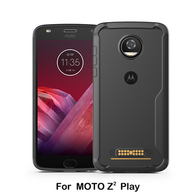 

Goowiiz роскошь телефон дело для Motorola Moto Z2 Play HD акрилового стекла TPU силикон предотвратить падение полная защита