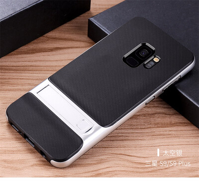 

Goowiiz Phone Case For Samsung Galaxy S9S9 PlusNote 8 Fashion Slim Shockproof Silicone TPU PC Hard Bracket