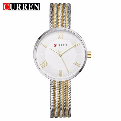 

CURREN 9020 Women Watches 2017 New Quartz Top Brand Luxury Fashion bracelet watch