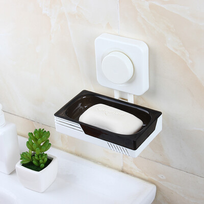 

Adding food soap box hanging wall drain no trace suction cup soap dish free punching wall drain square soap box wsf-2024
