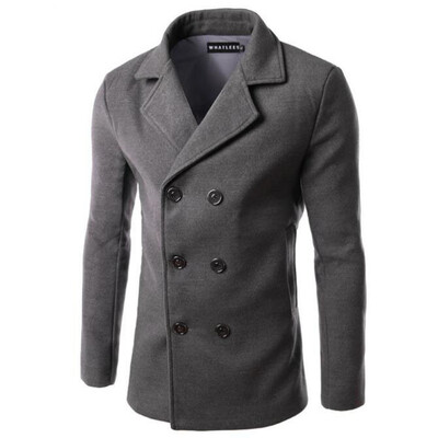 

Zogaa Mens Wind Fashion Double Breasted