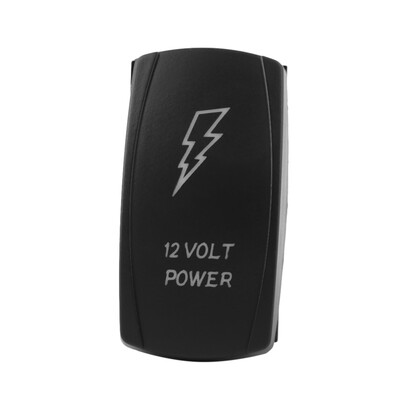 

3PIN подсветкой Голубой Rocker Switch 12 24В 20 10А включения / выключения индикатор Выключатель света