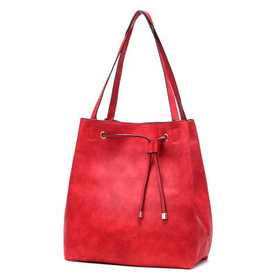 

High quality solid women PU leather handbags casual shoulder tote bag for ladies large bag famous brand bolsas feminina