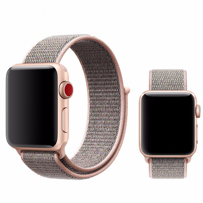 

Nylon sport loop strap For Apple Watch band 42mm 38mm iWatch 321 bracelet hook-and-loop wrist watchband accessories