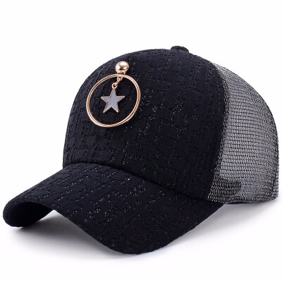 

New Reflective Pendant Net Hat Spring&Summer Sun Visor Cap Men&Women Sun Protection Casual Baseball Cap Sun Hat