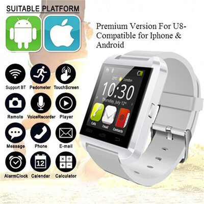 

U8 Multi-language Smartwatch Information Synchronization