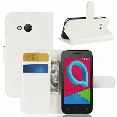 

for alcatel U3 3G 4049D 4" WIERSS Wallet Phone Case for alcatel U3 3G 4049D 4" Flip Leather Cover Case Fundas Capa Etui
